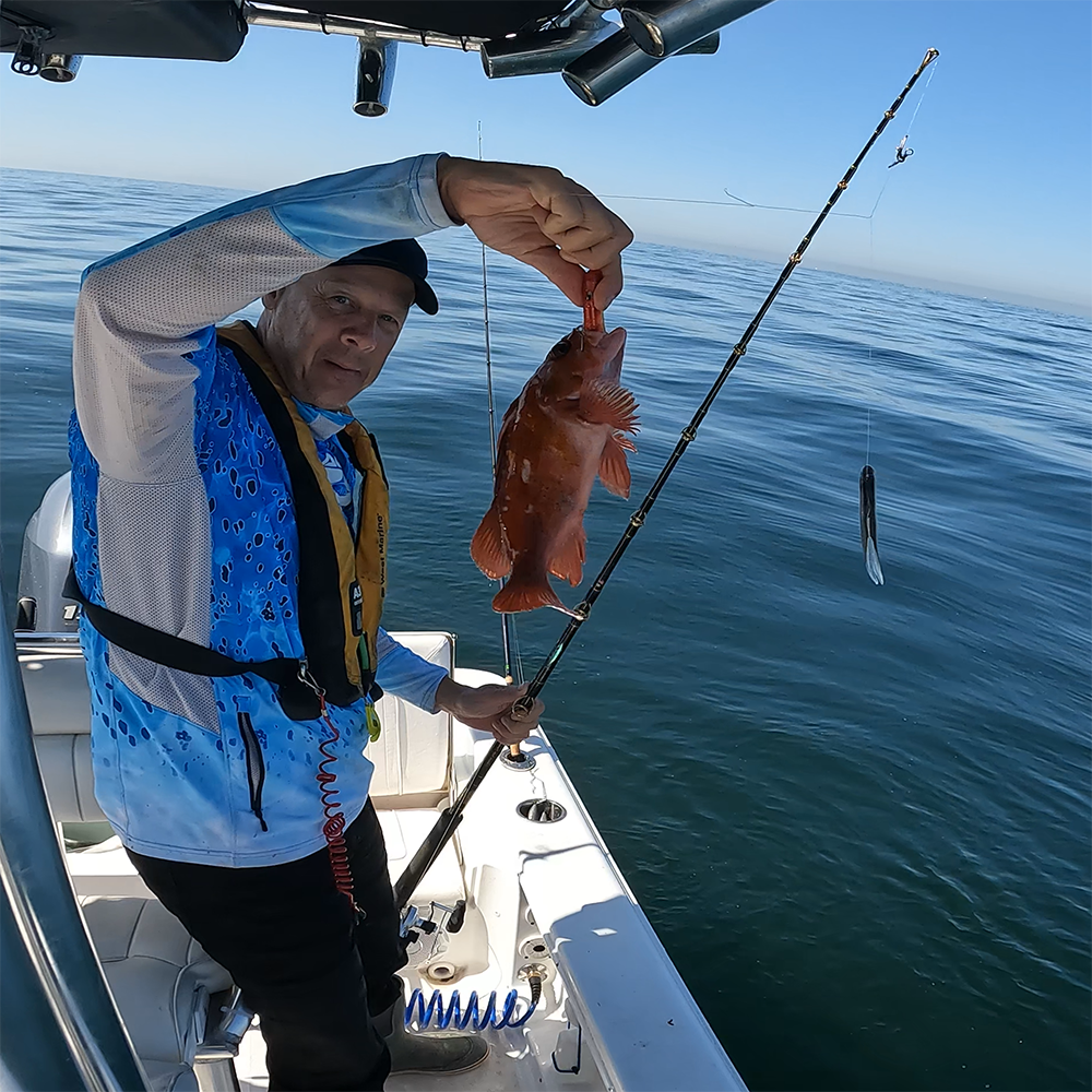 Jim Shaffer - Rock Fish with Hookup Baits Double 1.5 oz