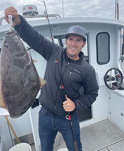 August 2023 Justen Brown - 23 lb Halibut